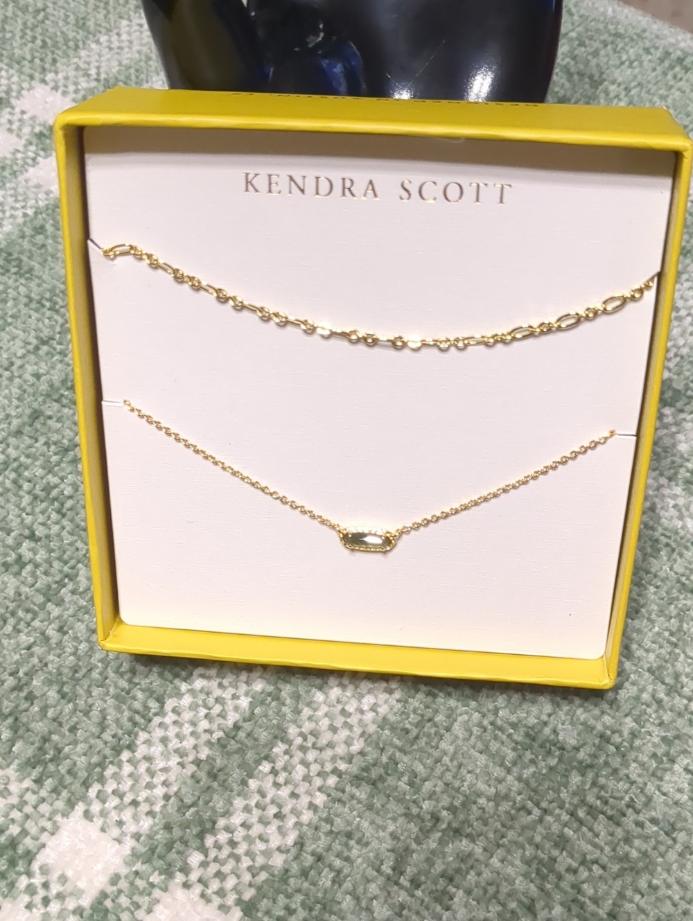 Kendra Scott Gold Two-Piece Layered Necklace Set